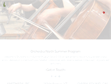 Tablet Screenshot of orchestranorth.com
